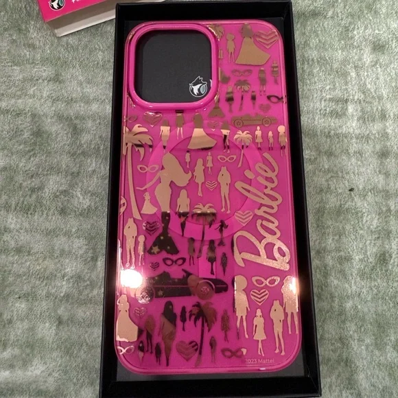 Barbie Black & White + Classic pink Phone Case for iPhone 14 Pro Max - Picture 15 of 16